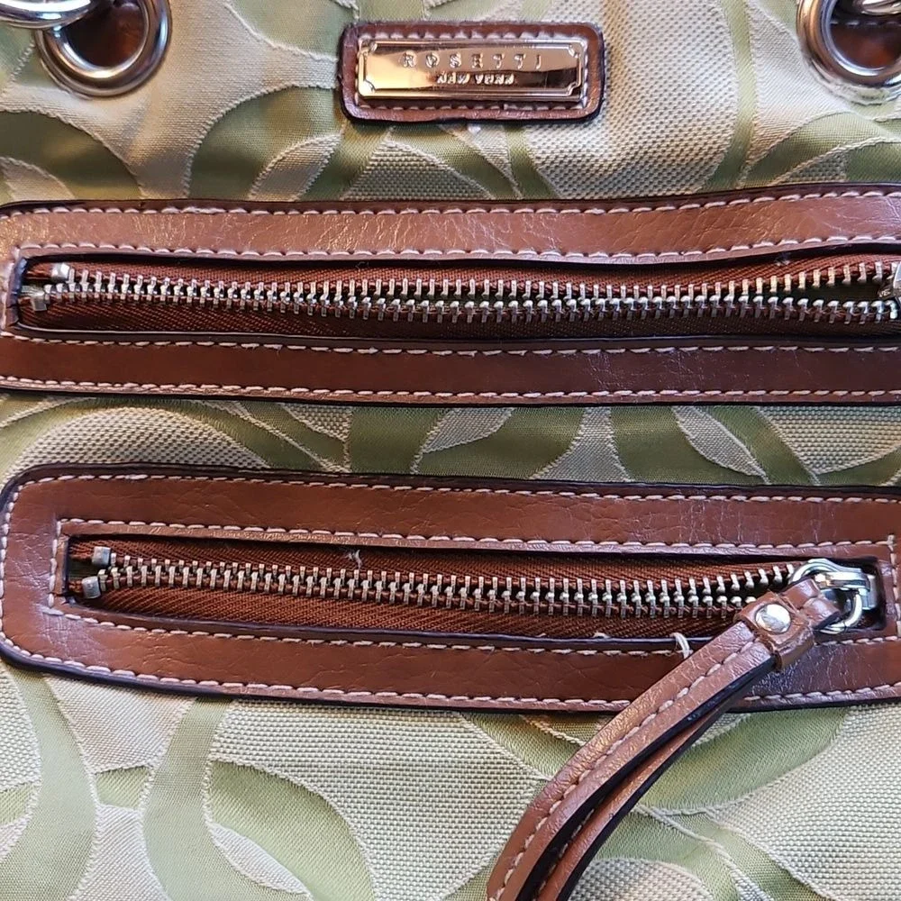 Rosetti New York Anemone Green Purse – Faux Leather Details‎